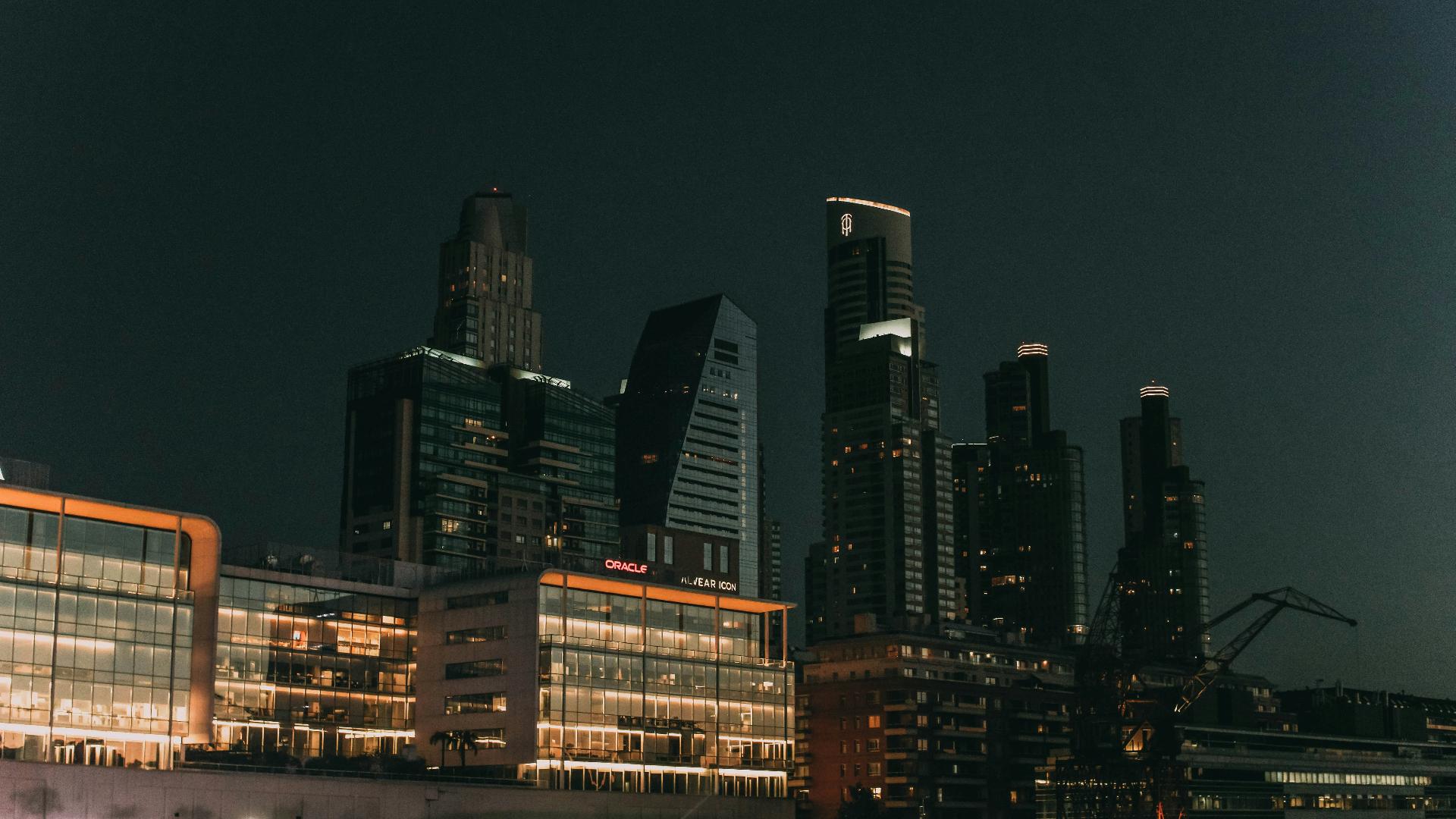 Buenos Aires at night